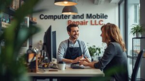 About us page for a family-owned computer and mobile repair business in Madison, TN.