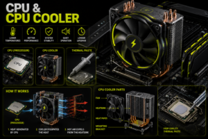 Local family-owned repair shop helping customers with CPU cooler service in Madison, TN.