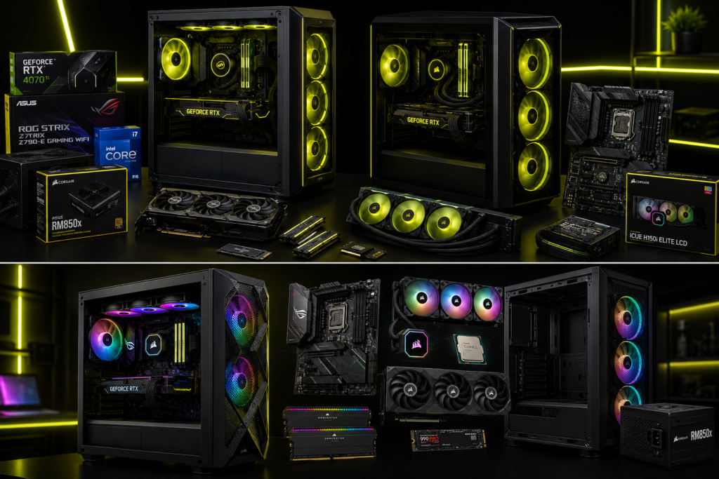 Local family business building custom gaming PCs for performance and style.