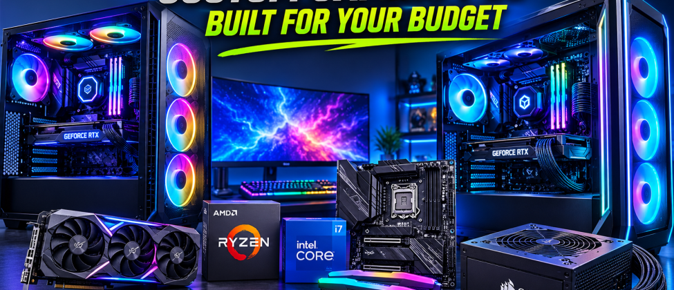 Custom gaming PC builds for all budgets in Madison and Hendersonville, Tennessee